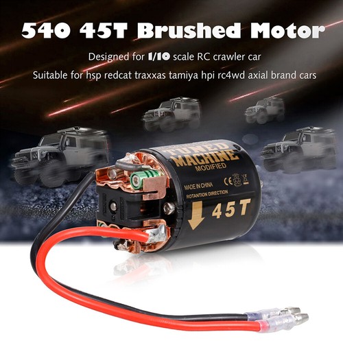 Motor cepillado 540 550 para coche de radiocontrol 1/10 axial SCX10 TRX4 TRX6 HSP HPI Wltoys - Imagen 10 de 43