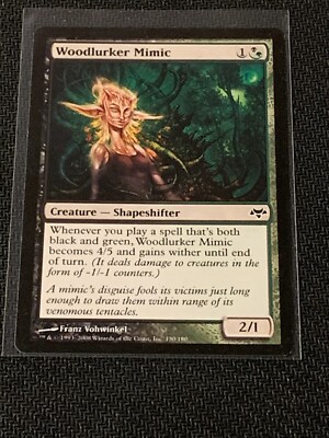 Magic the Gathering Eventide Woodlurker Mimic
