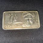 1974 Babe Ruth Our Greatest Americans 1 Troy Ounce .999 Silver Art Bar DKRC