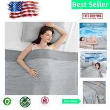 Lightweight Twin Cooling Blanket - Arc-Chill Fabric for Ultimate Sleep Comfort