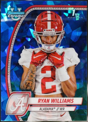 2024 Bowman University Chrome Sapphire Edition #53 Ryan Williams Football EX