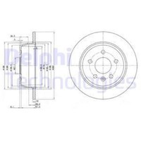 Delphi 2X Bremsscheibe Hinten Ø280 Mm FüR Mercedes-Benz Vito Bus 638 112 CDI