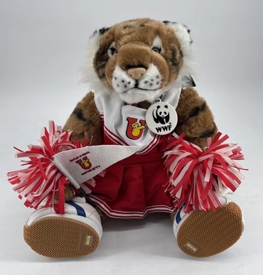 Build A Bear Tiger Plush World Wild Life Fund Series Retired W/ Tags Outfit 2001