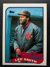 Lee Smith 1989 Topps Collector's Edition Tiffany #760 🚪 Boston Red Sox Vintage 
