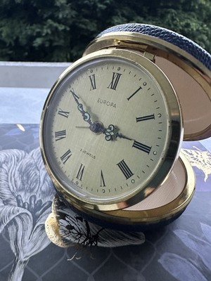 Vintage Europa Reisewecker aus 1950-60 er Jahr , Funktioniert Einwandfrei