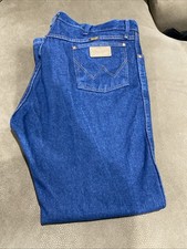 Vintage Wrangler Jeans 13MWZ Cowboy Cut Men's 40 X 32 Blue Denim Western