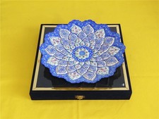 Staatsgeschenk Minakari Teller emailliert Meenakari Wandteller Motivteller 30 cm