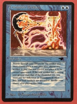 MTG - Transmute Artifact - RESERVED LIST RARE - NM/LP Vintage Magic  Antiquities | eBay