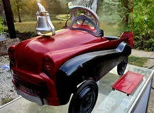 1940 Firetruck Fire Engine Pedal Car Complete Restoration 75% Complete Nice