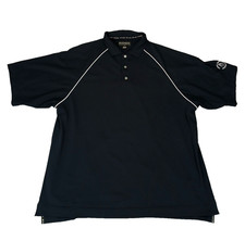 FOOTJOY FJ Polo Shirt Men's XL Navy Blue Short Sleeve Performance Logo Golf