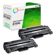 TCT 2PK Black MLT-D105L High Yield Toner Cartridge For Samsung ML 1915 2525 SCX