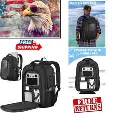 Shockproof Carrying Case for DJI Mini 4/3 Pro   Elegant Waterproof Drone Bag