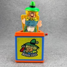 Vintage 1976 Mattel Mother Goose Jack in the Box Toy Works Pop Up