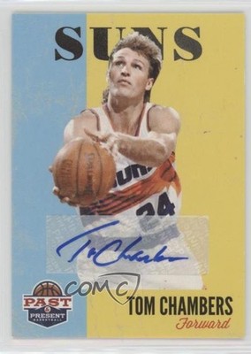 2011-12 Past & Present Signatures Tom Chambers #182 Auto 2d0