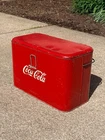 Vintage Coca Cola Metal Cooler
