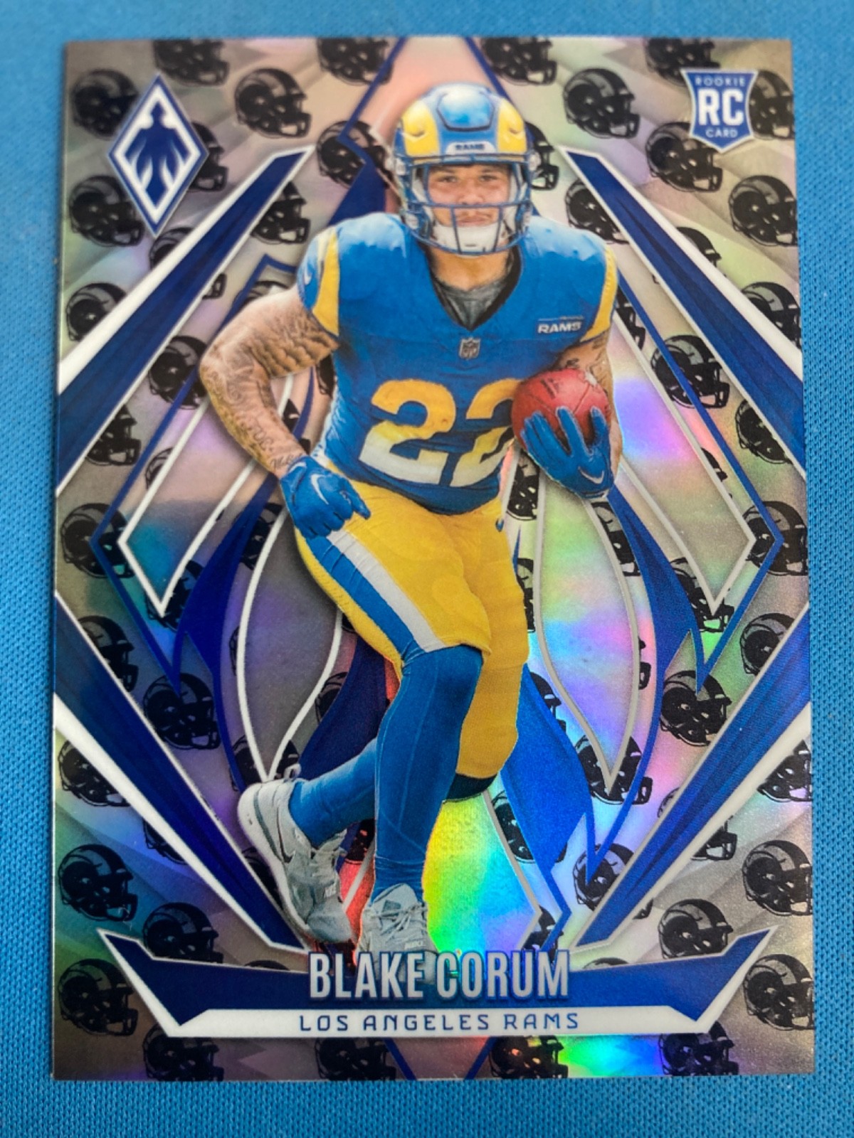 2024 Panini Phoenix - Rookies Blake Corum #158 Team Helmet 053/399 (RC)