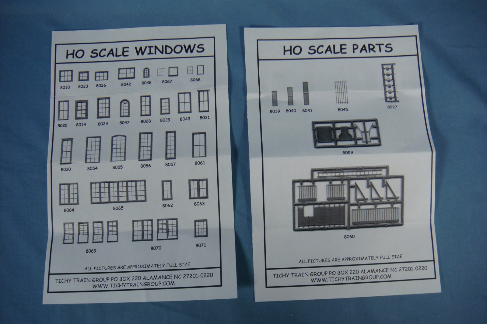 HO Scale Tichy Window & Door Assortment Open Partial Box Building A3 | eBay