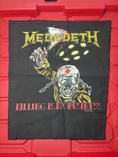 RARE MEGADEATH 1988 killing is my business BIG  back patch unused from the 80’s 