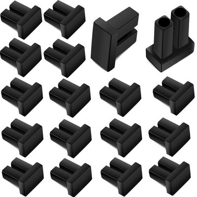 Dust Cover SFP SFP+ QSFP Fiber Optic Dust Caps, Suitable for Duplex LC,Black ...