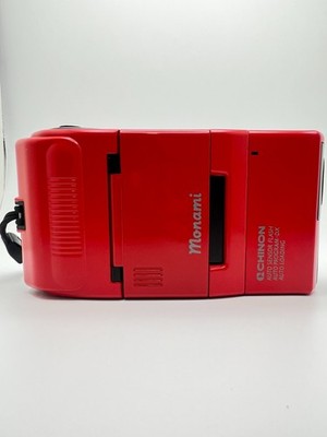 Vintage Chinon Monami Red Point and Shoot 35mm Film Camera Untested