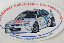 Orig. Aufkleber Kremer Berßen Subaru Impreza Deutsche Rallye Meister 1996 - 925