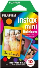 Fujifilm Instax Mini Rainbow Instant Film [International Version]