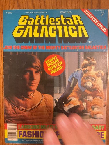 Battlestar Galactica official poster magazine # 2 1978 Fashion of the future!