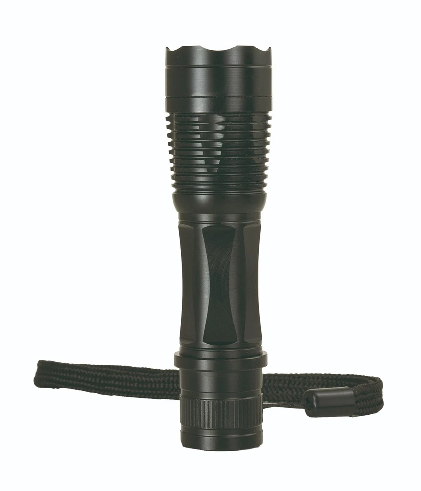 Linterna LED 1W compacta de aluminio con pila AA incluida, ligera y resistente - Imagen 2 de 3