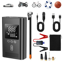 Portable Car Jump Starter with Air Compressor,150PSI Digital Tire Inflator