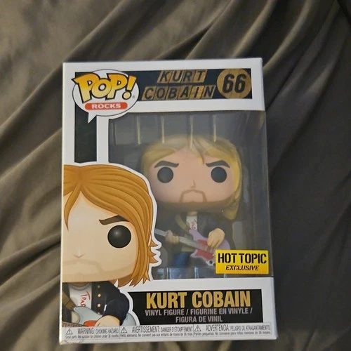 Funko Pop! Vinyl Rocks Kurt Cobain #66 Figure Multicolor Standard Hot Topic