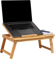 Mind Reader Lap Desk, Laptop Stand with Folding Legs for Bed Dorm Room and Home