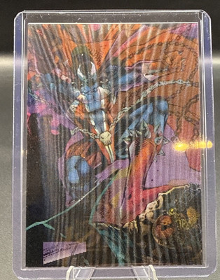 1996 SPAWN ALL-CHROMIUM CARDS MORPH LENTICULAR #SM5 Reason to Fight
