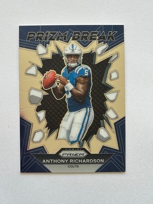 2023 Panini Prizm, Anthony Richardson, Prizm Break Insert #PB-4 Colts RC