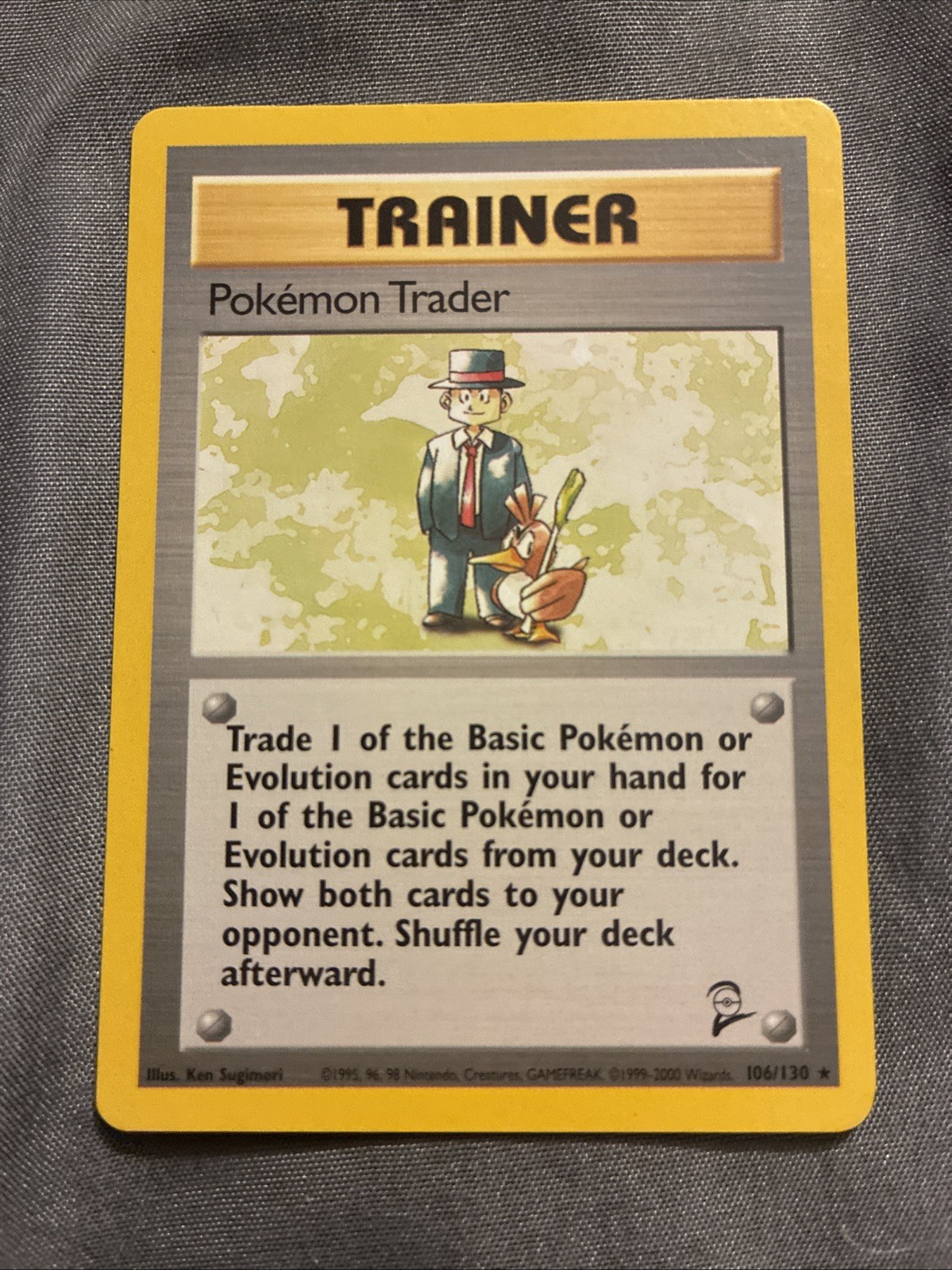 2000 POKEMON BASE SET 2 #106/130 POKEMON TRADER