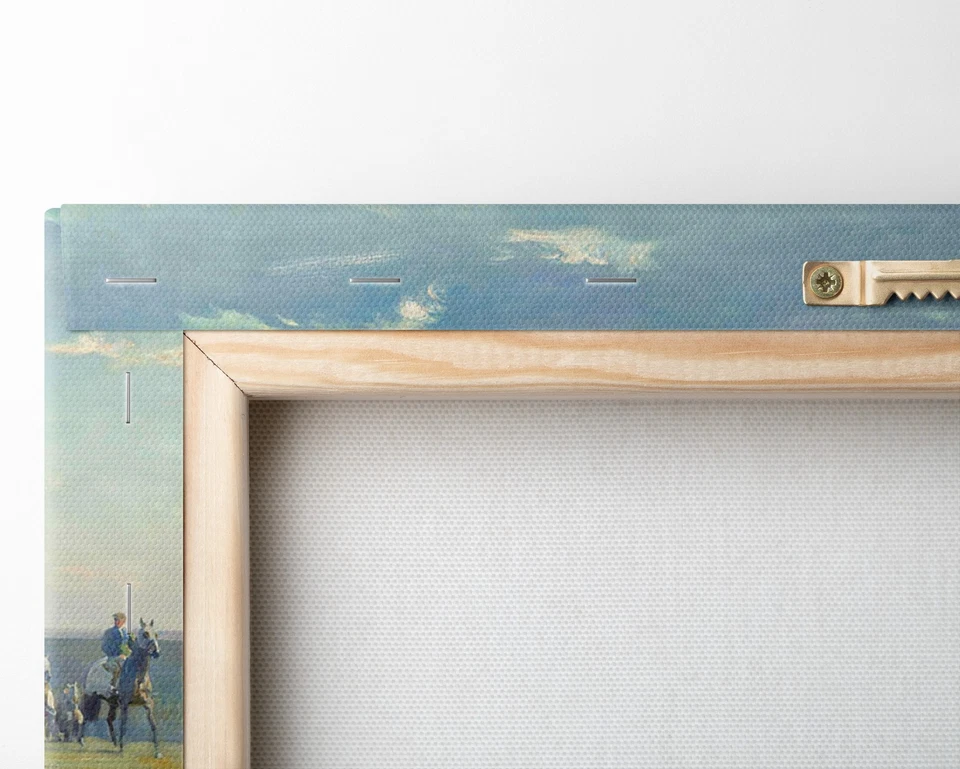 giclée com estampa de arte em tela - travesseiro pôster. Early Morning On Manton Downs - Imagem 3 de 4