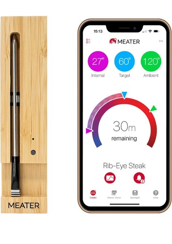 MEATER Das Original True Wireless Smart Fleischthermometer OSC-MT-ME01 - NEU