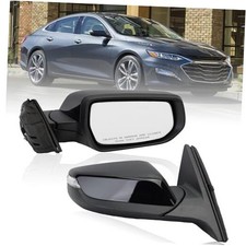 Passenger Side View Mirror Compatible Right Passenger Side 7Pins-Gloss Black