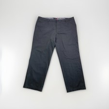 Dockers Classic Easy Care Khaki Gray Pants Mens 44x30 EUC