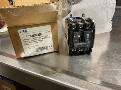 Eaton C25DRE325B-GL Contactor 25A 3P 575VAC; Coil: 208-240V NEW