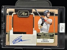 2025 Panini Three and Two - Jersey Swatch Signatures Bryce Eldridge - #7/10 