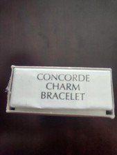 BRITISH AIRWAYS AIR FRANCE CONCORDE STERLING SILVER BRACELET LINKS OF LONDON NIB