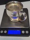 Vintage LUNT - Sterling Silver Baby Cup 120 - Monogramed "NMH" - 47.16g