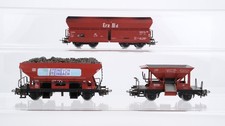 Märklin H0 Konvolut Erzwagen "Erz IIId" Schotterwagen, Selbstentladewagen "Stein