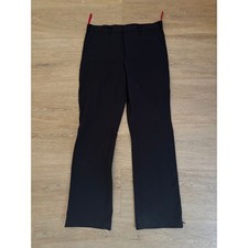 Vintage PRADA Linea Rossa Black Technical Side Zip Trousers Made in Italy Womens