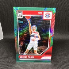 Panini 2024-25 Donruss Optic Jordan Poole #192 Green /249 Washington Wizards
