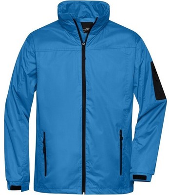 JAMES&NICHOLSON  Men's  Waterproof  Jacket  Hooded  Lightweight  Windbreaker.