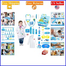Toddler Doctor Play Set for Ages 3-5 with Accessories  Storage Case