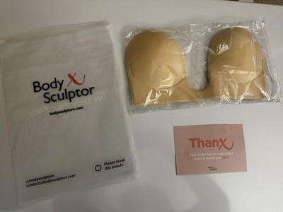 NEW Body Sculptor X Women's Strapless Invisible Push Up Plunge Bra Nude Size C