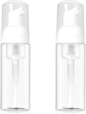 Travel Foam Pump Bottle 2oz - Leak-Proof BPA-Foaming Dispenser for Hand Soap,