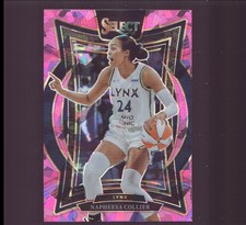 2025 Panini Select WNBA - Concourse Napheesa Collier #100 Pink Ice Prizm